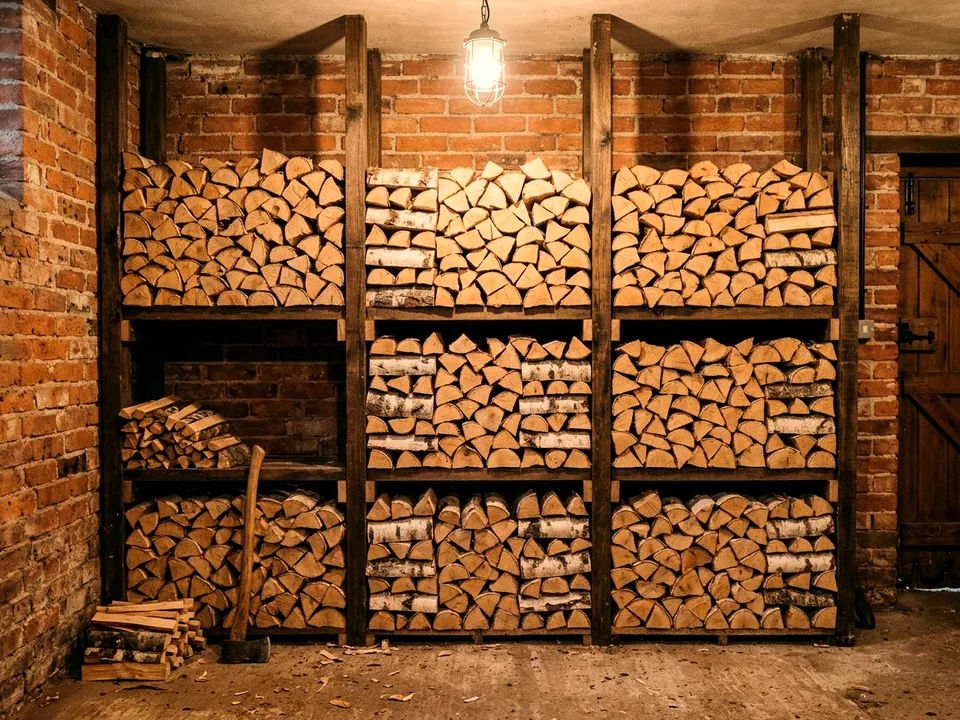Круговая поленница holzhausen, Электроугли, улица Солнечная, 12